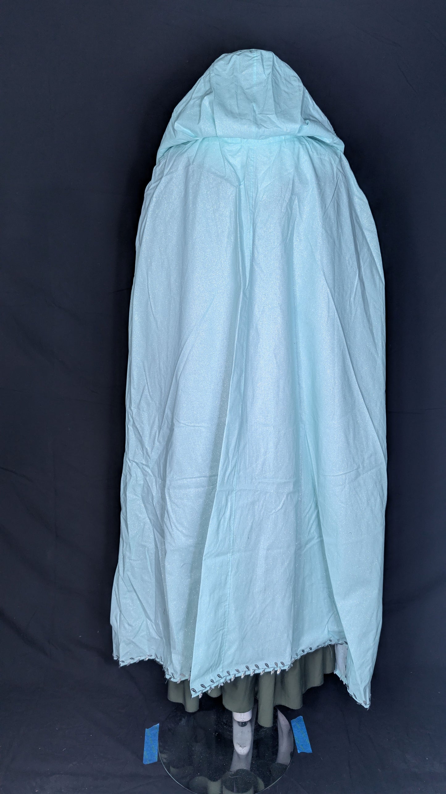 Teal Sparkle Mage With Trim