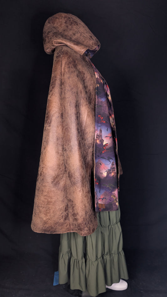 Fun Mage Genuine Faux Dragon Leather