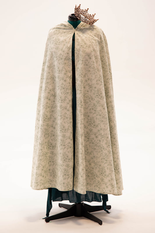 Mage Green Floral and Cream