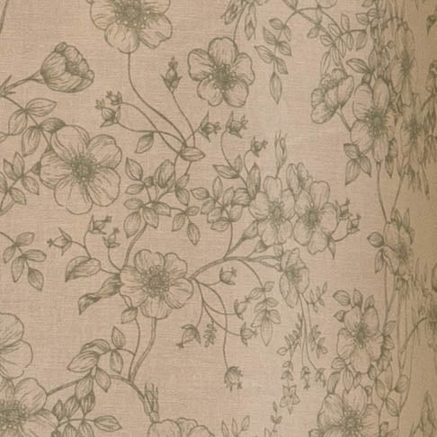 Mage Green Floral and Cream Halfling