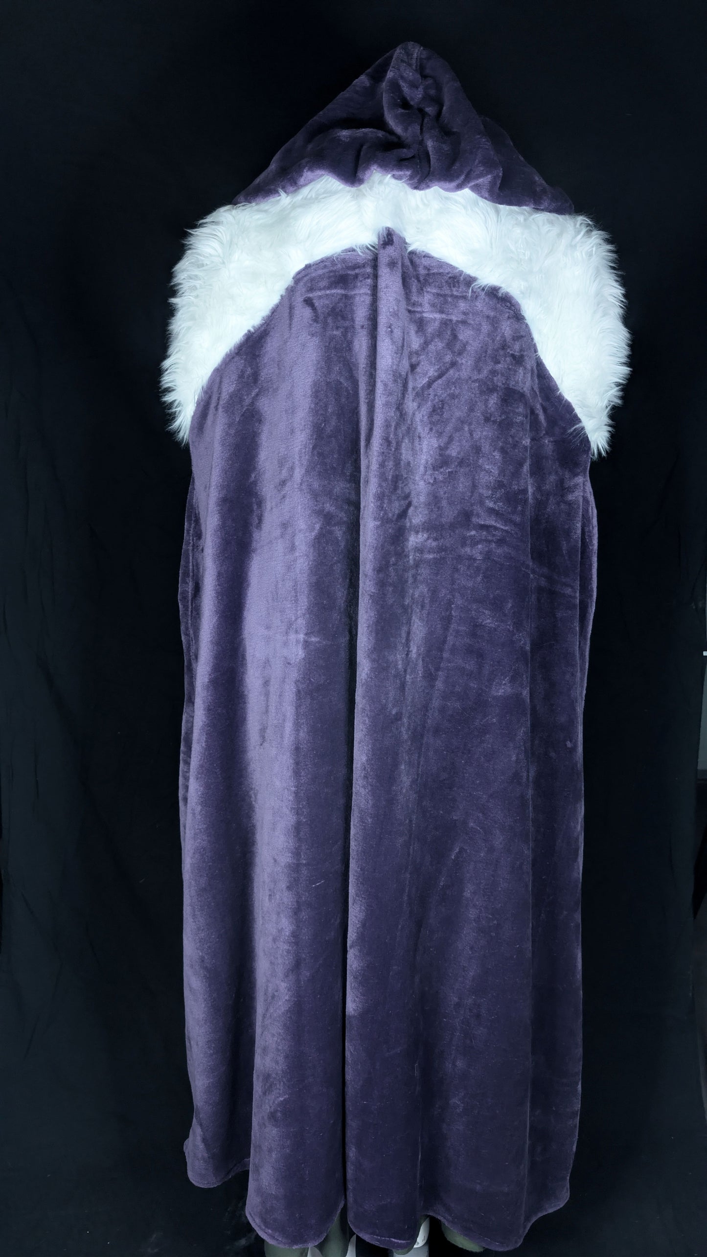 Hooded Warrior Purple and White