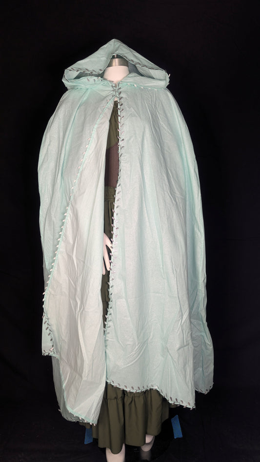 Teal Sparkle Mage With Trim