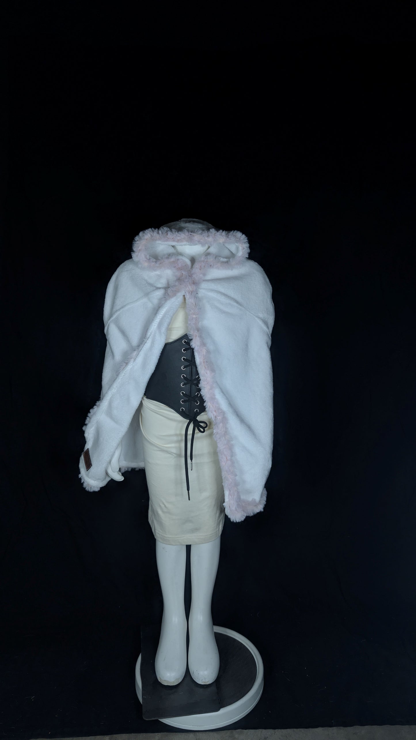 Small Folk Mage White with Pink Trim