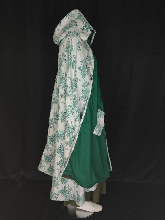 Green Floral Fun Mage With Pockets