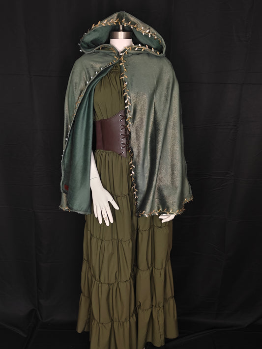 Halfling Green Sparkle Mage With Trim