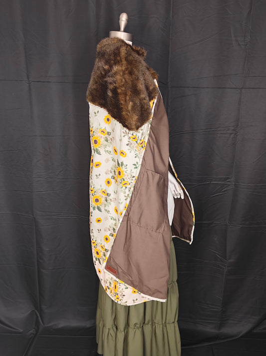 Sunflower and Brown Warrior With Pockets