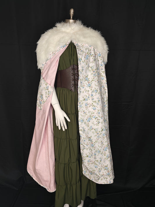 Blue Flower Warrior With Pockets