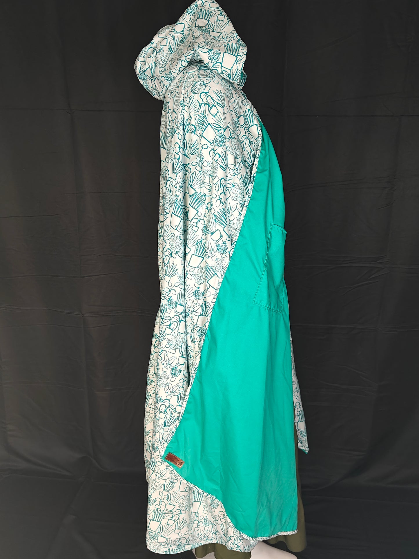 Teal Plants Fun Mage With Pockets