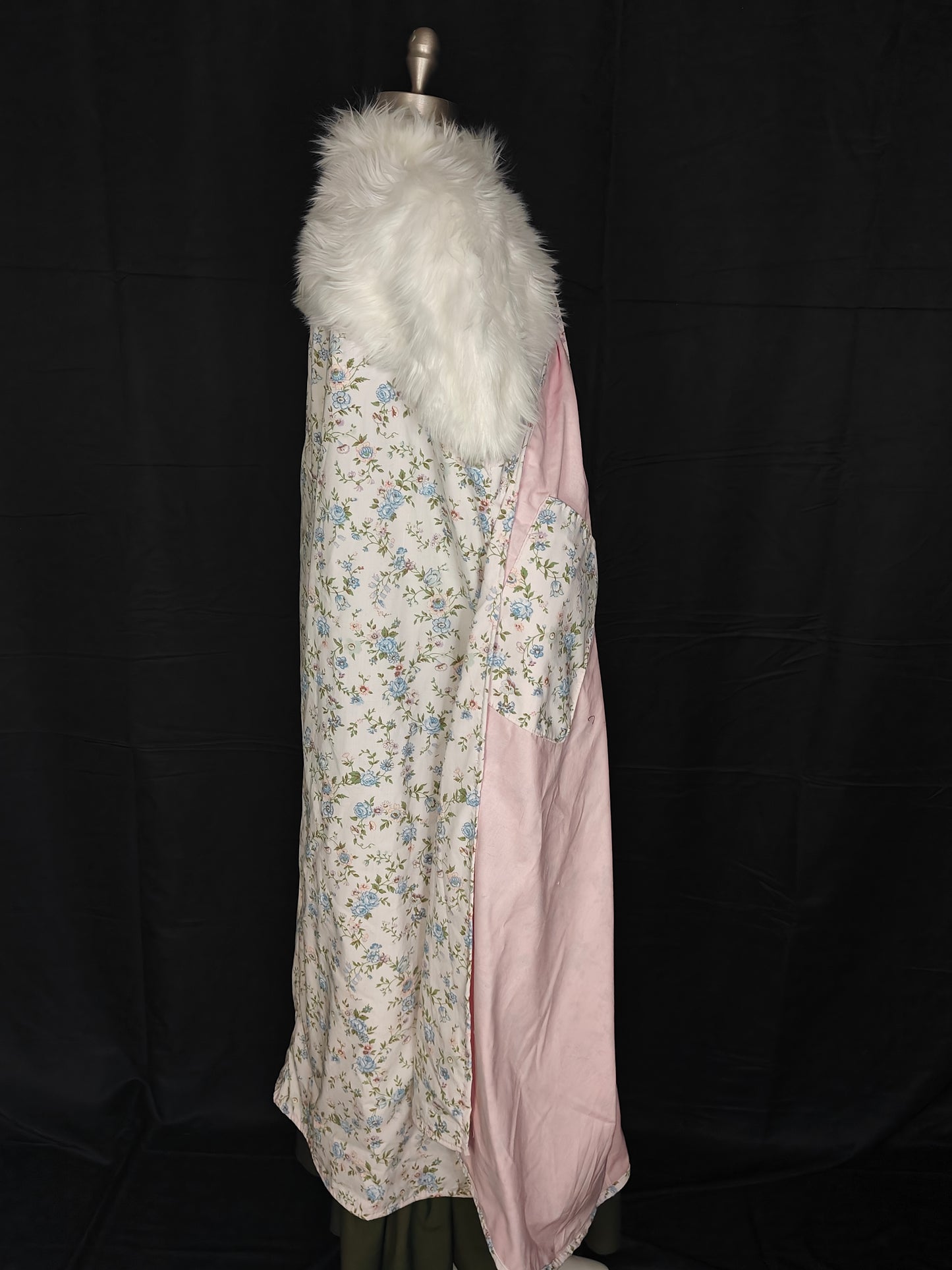 Blue Flower Warrior With Pockets