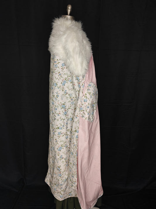 Blue Flower Warrior With Pockets