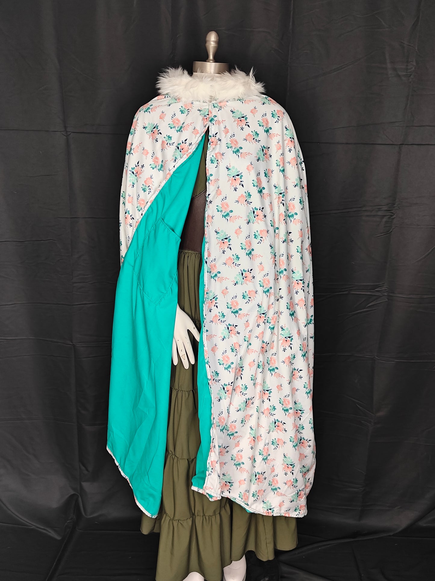 Pink Floral Ostara With Pockets