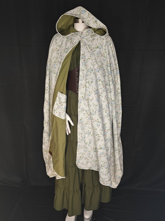 Blue Flower Fun Mage With Pockets