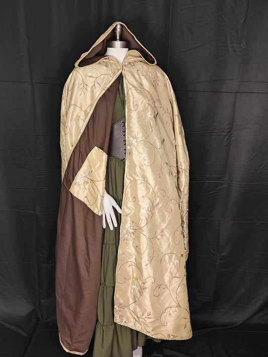 Floral Champagne Fun Mage With Pockets