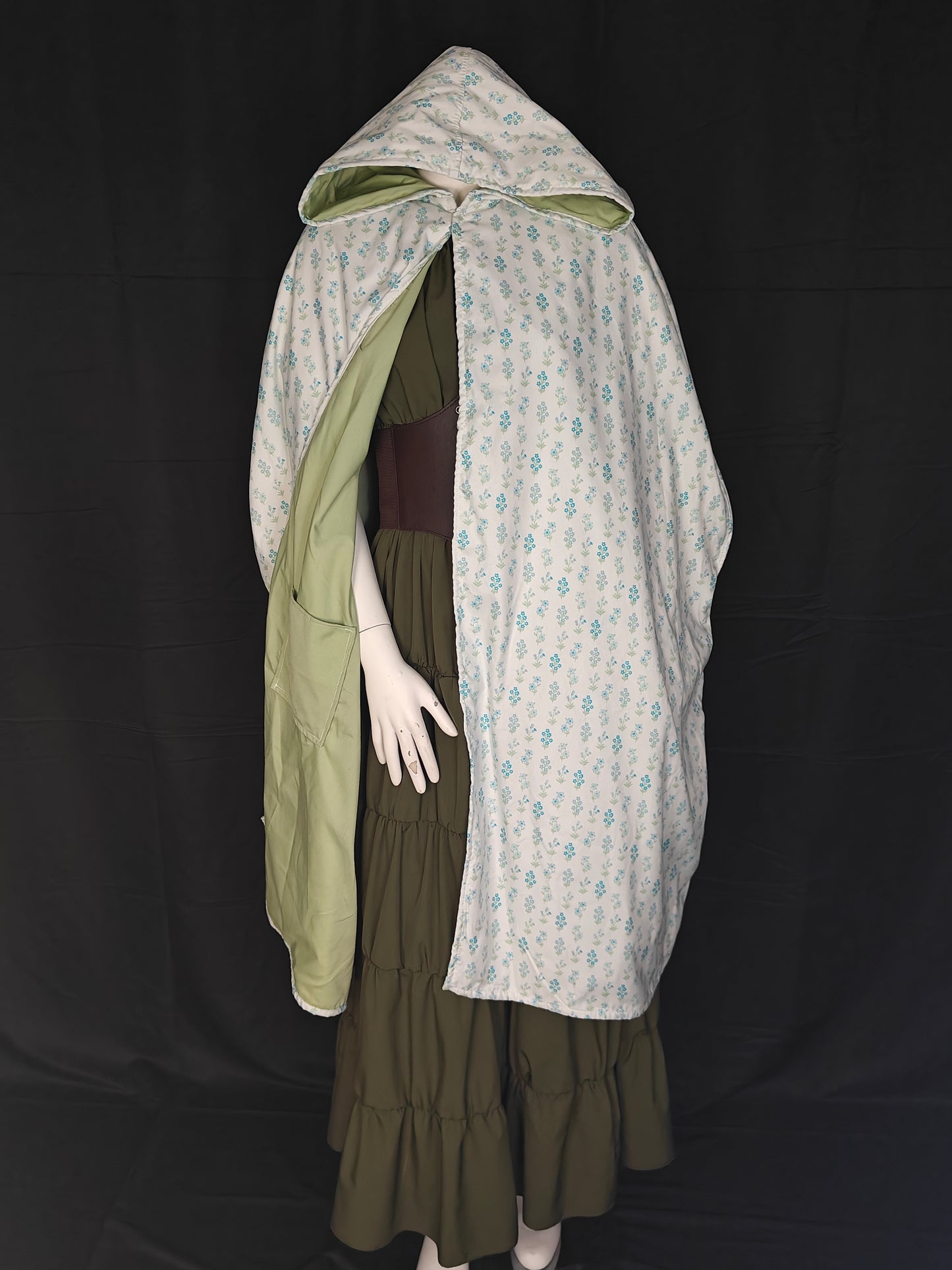 Blue Flower Fun Mage With Pockets