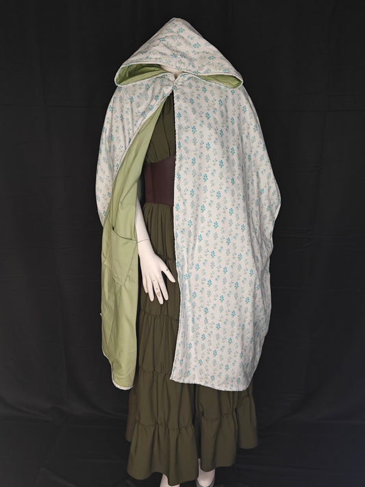 Blue Flower Fun Mage With Pockets