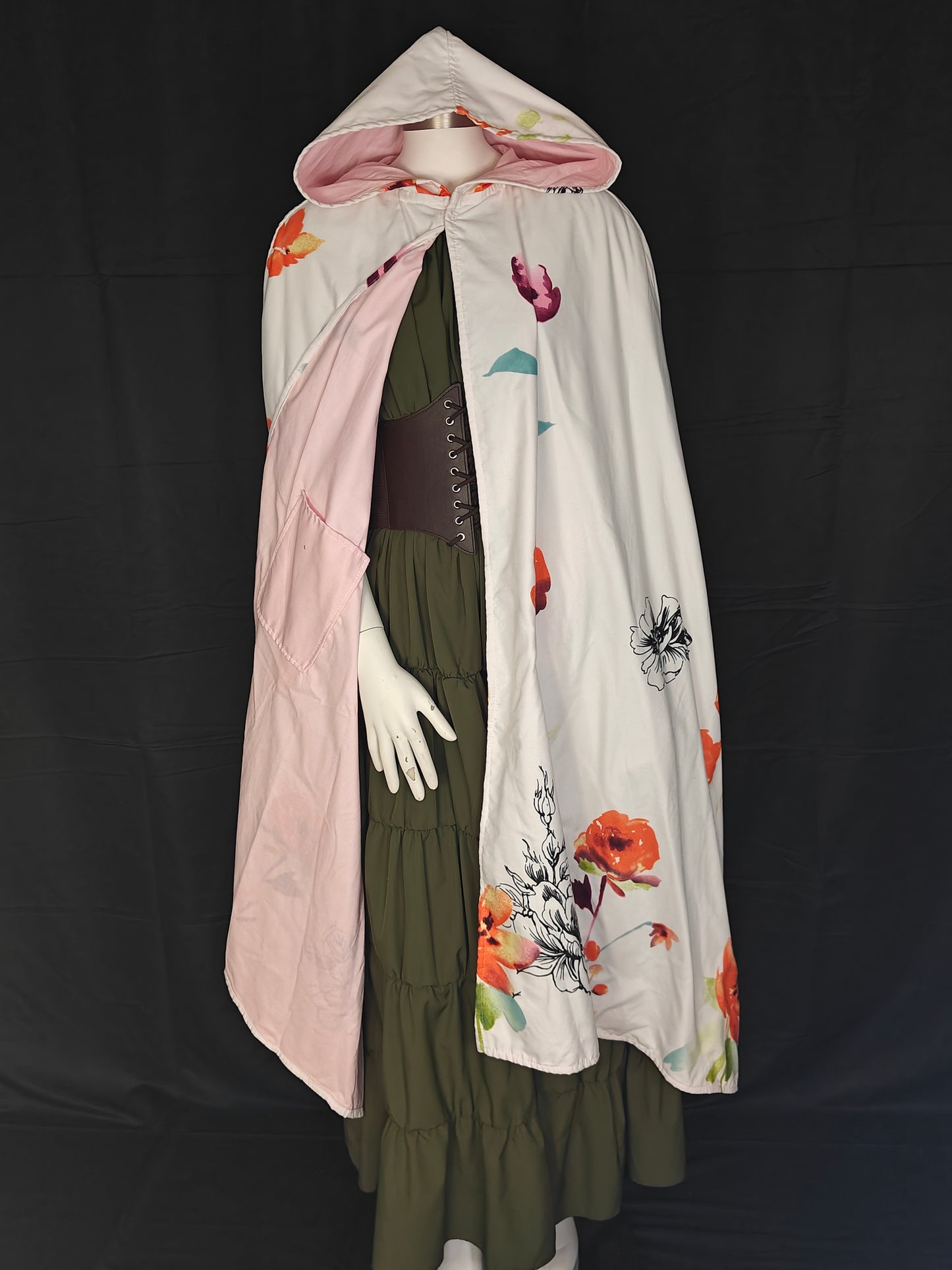 Pink Floral Fun Mage With Pockets