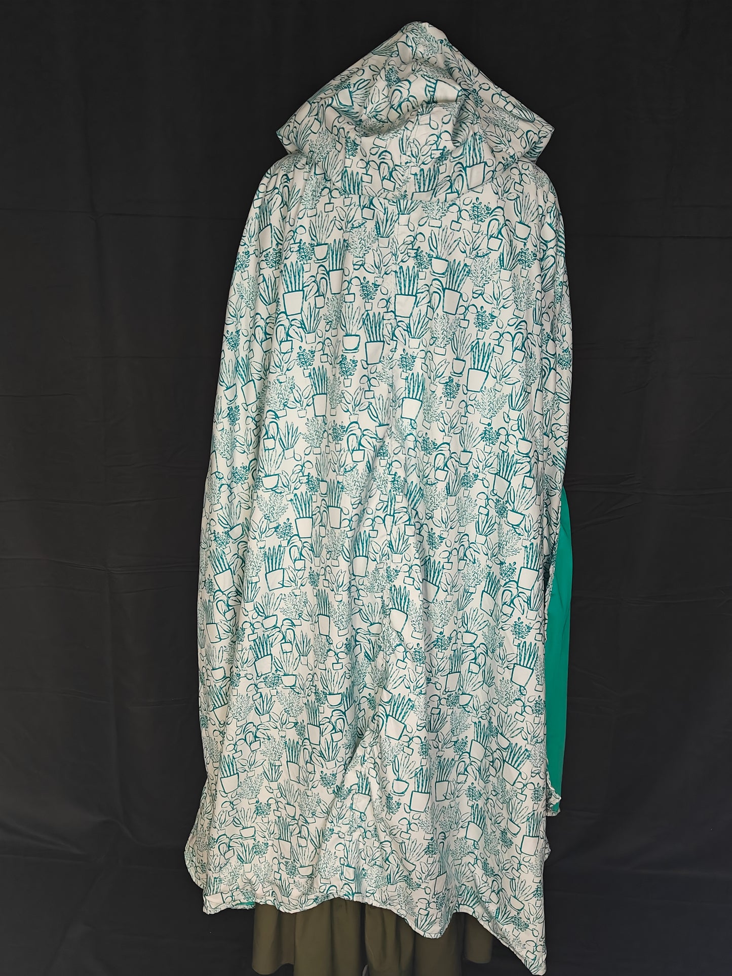 Teal Plants Fun Mage With Pockets