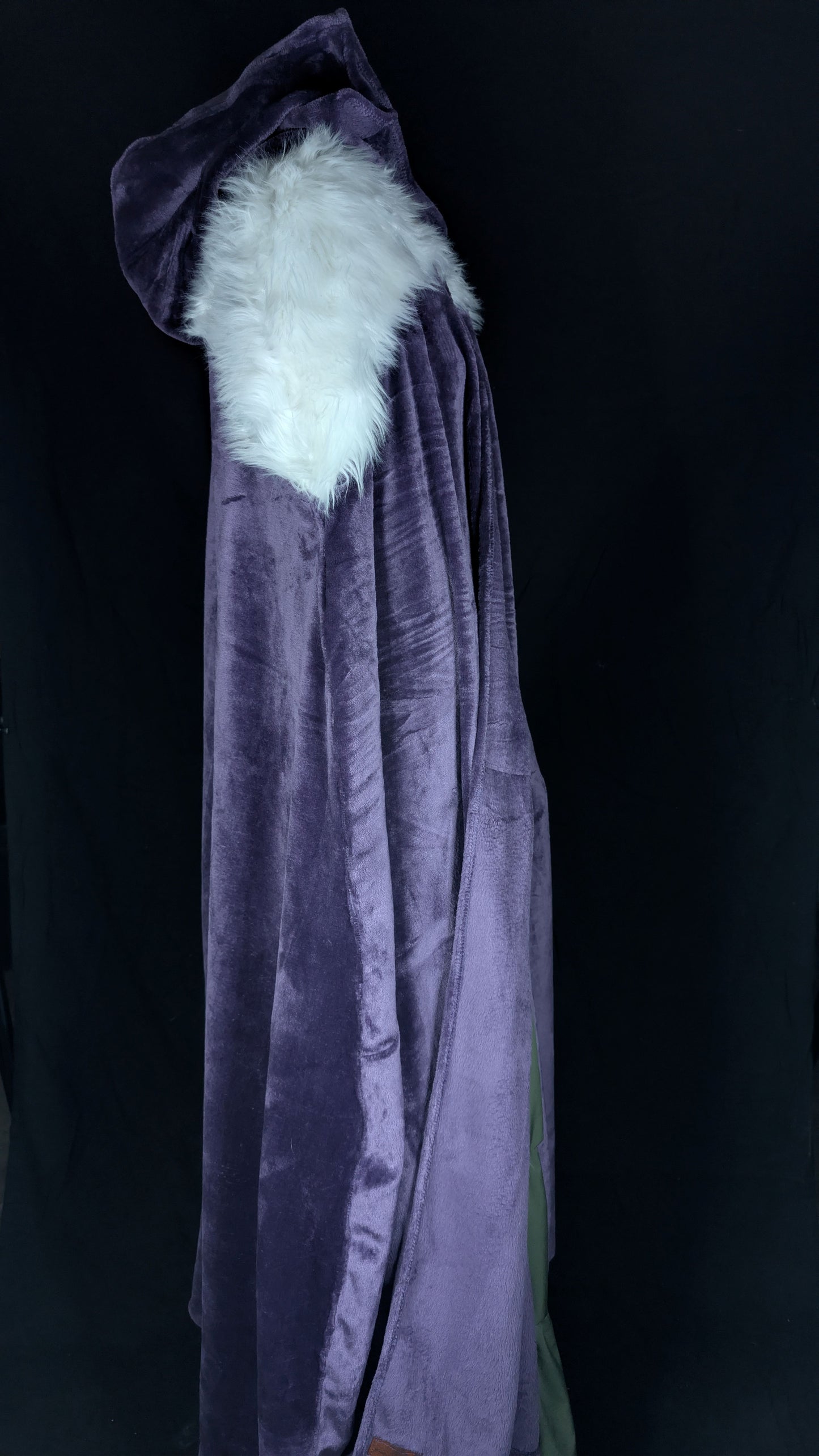 Hooded Warrior Purple and White