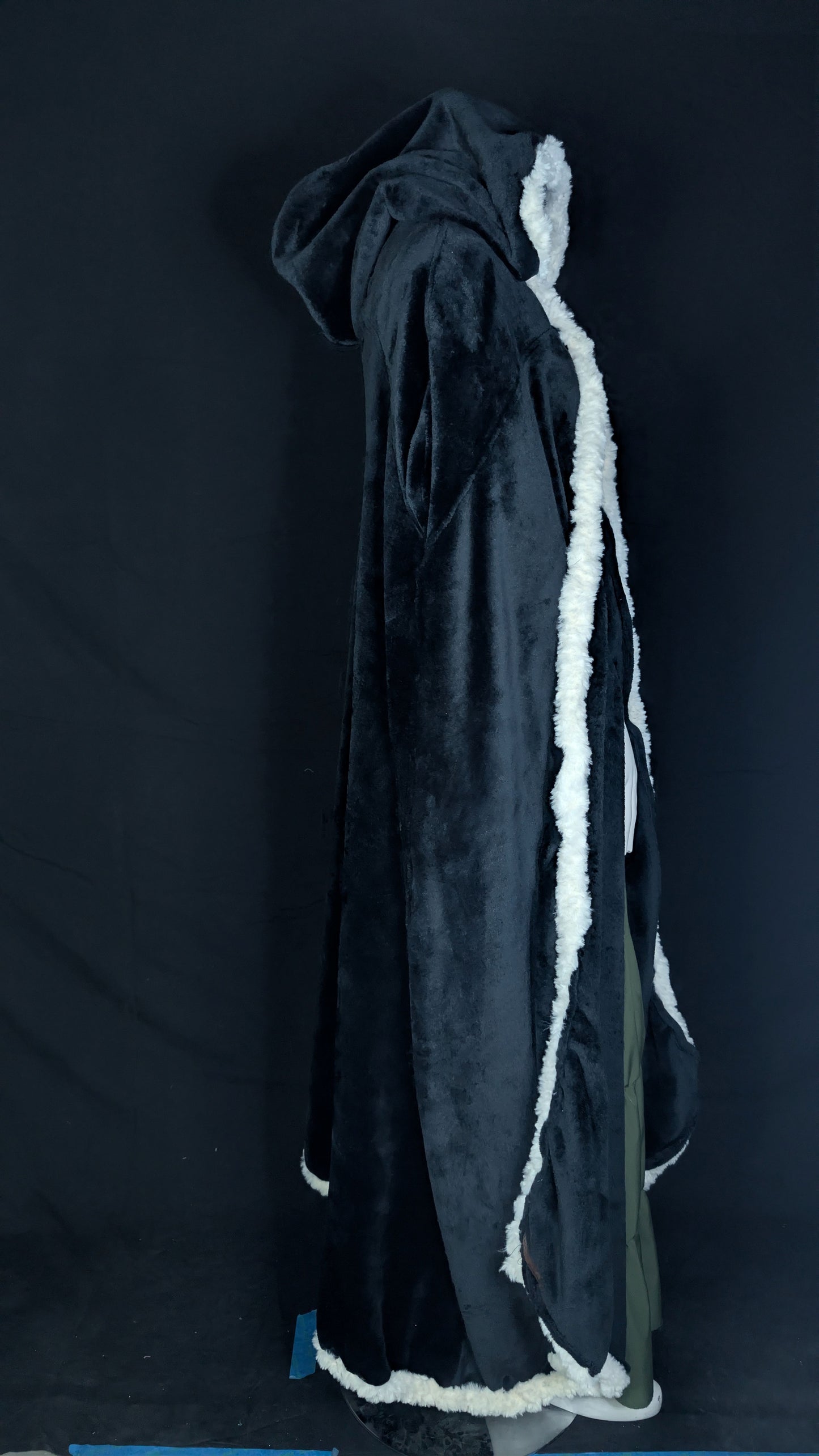 Black and White Trimmed Mage Cozy